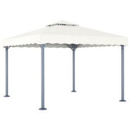 Berkfield Gazebo 300X300 Cm Cream Aluminium - thumbnail 1