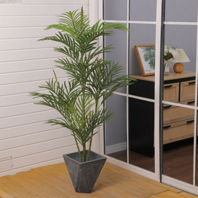 Darphe Artificial Plant Home Indoor And Outdoor Decoration Palm Tree Potted Plant Height 150Cm - image 1