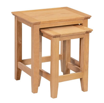 Hallowood Furniture Hereford Nest Of 2 Tables - image 1