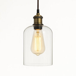 CGC Lighting Cgc Marinda Clear Glass Cylinder Lampshade - thumbnail 3