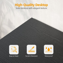 Bexevue Black Small L Shaped Gaming Desk,100X70Cm Reversible Corner Computer Desk Table With Power Outlets And Storage Shelves - thumbnail 5