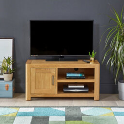 The Furniture Market Soho Oak Small Tv Unit Up To 50 Tv Size - thumbnail 2