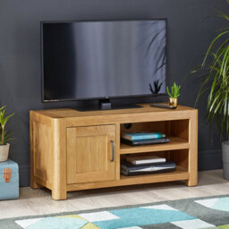 The Furniture Market Soho Oak Small Tv Unit Up To 50 Tv Size - thumbnail 1