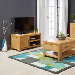 The Furniture Market Soho Oak Small Tv Unit Up To 50 Tv Size - thumbnail 4