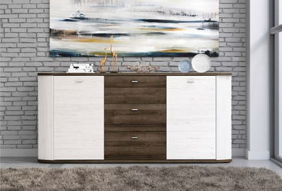 Arte Gent 84 Anderson Pine & Oak Riviera Sideboard Cabinet - 1670mm X 820mm X 410mm - Versatile Urban Storage - image 1