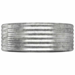 Berkfield Durable Garden Planter Powder-Coated Steel 100X100X36 Cm Silver - thumbnail 3