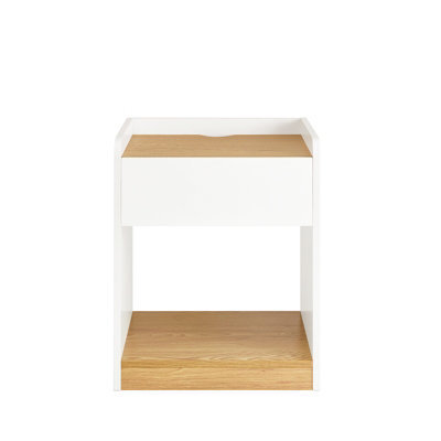 Sobuy Fbt128-Nw, Bedside Table Nightstand Side Table End Table Sofa Side Table Lamp Table,wood Effect,w45Xd40Xh55 - image 1