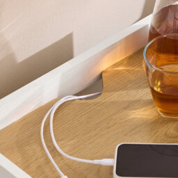 Sobuy Fbt128-Nw, Bedside Table Nightstand Side Table End Table Sofa Side Table Lamp Table,wood Effect,w45Xd40Xh55 - thumbnail 6