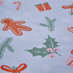 Catherine Lansfield Christmas Gingerbread Multicolour Duvet Cover Set Single Bedding Set - thumbnail 4