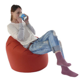 Bean Lazy Cotton Twill Terracotta Bean Bag Large Size - thumbnail 2
