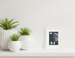 A4 White Picture Frame With Mount For A5 (14.8 X 21Cm - 5.8 X 8.3In) Poster, Photo, Artwork, Or Print. - thumbnail 4