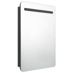 Walplus Led Bathroom Mirror Cabinet Shining Black 60X11X80 Cm - thumbnail 3