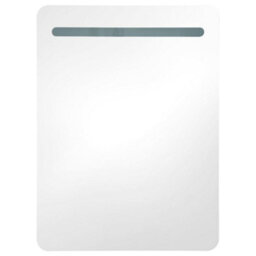 Walplus Led Bathroom Mirror Cabinet Shining Black 60X11X80 Cm - thumbnail 4