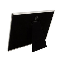 Happy Homewares Modern Engagement 4X6 Photo Frame In Nickel Plating With Double Rings - thumbnail 4