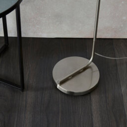 Anson Lighting Newbrook Floor Light Finished In Brushed Nickel Plate And Clear Glass - thumbnail 4