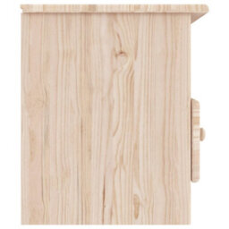 Berkfield Tv Cabinet With Drawers Alta 100X35X41 Cm Solid Wood Pine - thumbnail 4