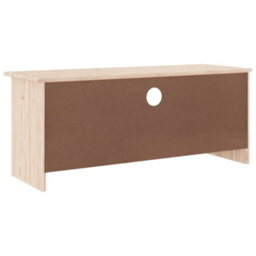 Berkfield Tv Cabinet With Drawers Alta 100X35X41 Cm Solid Wood Pine - thumbnail 5