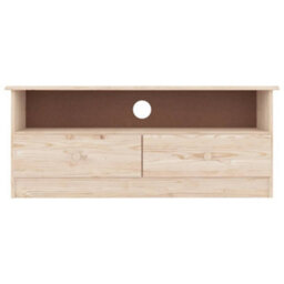 Berkfield Tv Cabinet With Drawers Alta 100X35X41 Cm Solid Wood Pine - thumbnail 3
