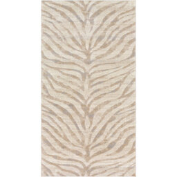 Livabliss City-Animal Print Beige Grey Taupe Boho Zebra Pattern Living Dining Bedroom Rug 80 X 150 Cm Easy Care, Non Shedding - thumbnail 2
