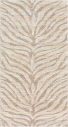 Livabliss City-Animal Print Beige Grey Taupe Boho Zebra Pattern Living Dining Bedroom Rug 80 X 150 Cm Easy Care, Non Shedding - thumbnail 1