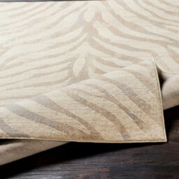 Livabliss City-Animal Print Beige Grey Taupe Boho Zebra Pattern Living Dining Bedroom Rug 80 X 150 Cm Easy Care, Non Shedding - thumbnail 4