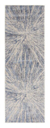 Blue Grey Rug, Abstract Optical/ (3D) Rug, Modern Rug, Blue Grey Rug For Bedroom, Hallway, & Dining Room-160Cm X 221Cm - thumbnail 7
