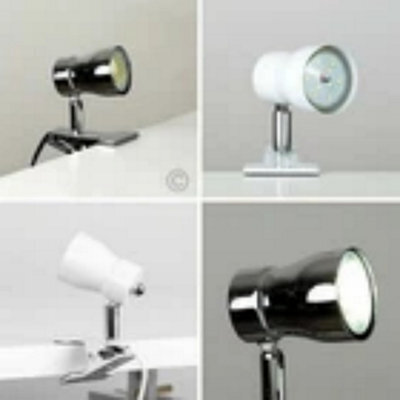 Clip On Desk Light Adjustable 10Cm Table Lamp Office / Task Spotlight Lighting Valuelights Valuelights (659285) Businessregistered - image 1