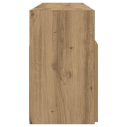 Walplus Tv Cabinet With Led Lights Artisian Oak 120X30X50 Cm Engineered Wood - thumbnail 8