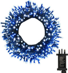 Globrite 20M 200 Led Fairy Lights Blue White Plug In Indoor Outdoor String Lights With 8 Modes - thumbnail 8