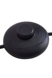 Living And Home 161Cm H Black Metal Floor Lamp For Living Room, Bedroom  Reading Light ,foot Switch E14 - thumbnail 8