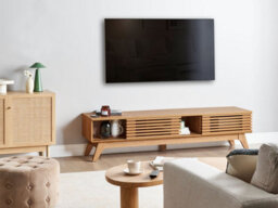 Beliani Retro Tv Stand Toledo Brown - thumbnail 2