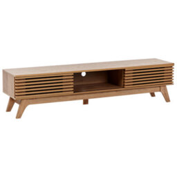 Beliani Retro Tv Stand Toledo Brown
