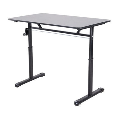 Height Adjustable Computer Desk - Manual Crank Standing Desk - image 1