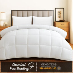 Lazzaro Single Duvet 10.5 Tog Premium Coverless Microfiber Quilt Soft Breathable Antibacterial Designed In Uk - thumbnail 4