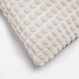 OHS 2 Pack Bobble Filled Cushion Cover , Cream - 45 X 45Cm - thumbnail 6