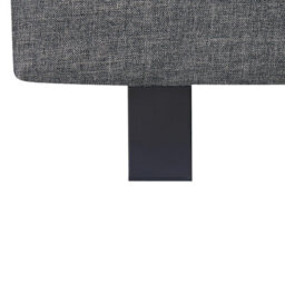 Beliani Waterbed Fabric Albi 180 X 200 Cm (Eu Super King) Grey - thumbnail 9