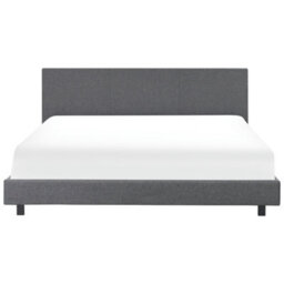Beliani Waterbed Fabric Albi 180 X 200 Cm (Eu Super King) Grey - thumbnail 4