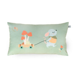 rucomfy Beanbags Rucomfy Forest Friends 30X50Cm Bolster Cushion - Comfy Decorative Pillow For Kids - thumbnail 1