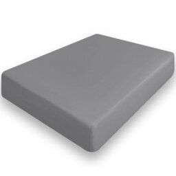 Ameha Plain  Microfiber Fitted Sheet 25Cm Deep Pocket- Hypoallergenic Easy Care Grey Fitted Sheets Super King Bedsheet (180X200Cm) - thumbnail 6