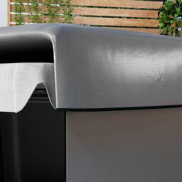 Outsunny Patio Swing Chair Cover Garden Furniture Protector 215X155X150Cm Grey - thumbnail 7