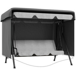 Outsunny Patio Swing Chair Cover Garden Furniture Protector 215X155X150Cm Grey - thumbnail 2