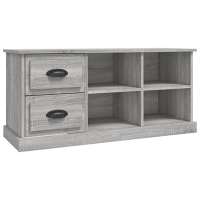 Berkfield Durable Tv Cabinet Grey Sonoma 102X35.5X47.5 Cm Engineered Wood - image 1