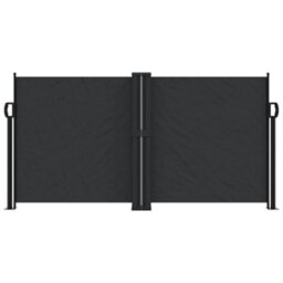 Walplus Retractable Side Awning Garden Sun Shade Canopy Gazebo For Back Door, Porch, Patio Black 120X1200 Cm - thumbnail 3