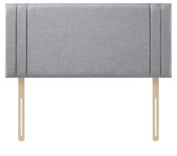 "Slumbre Rio Turin Linen 6Ft Super King 20"" Headboard -  Silver"