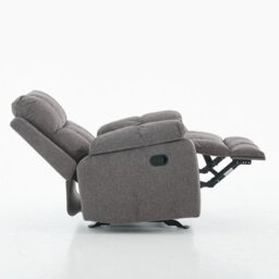 Manual Recliner Sofa, Fabric Upholstery Recliner Armchair - thumbnail 3