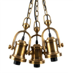 Led Vintage Pendant Light Kit - Adjustable E27 Lamp Holder With 1M Yellow Brass Chain For Home, Kitchen And Bar Lighting. - thumbnail 9