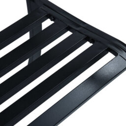 Berkfield Garden Bench Black 120 Cm Steel - thumbnail 5