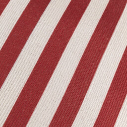 furn. Furn Deck Stripe Woven Outdoor Cushion, White/red, 59 X 59Cm - thumbnail 4