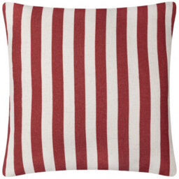 furn. Furn Deck Stripe Woven Outdoor Cushion, White/red, 59 X 59Cm - thumbnail 1