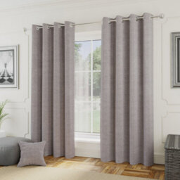 Enhanced Living Royale Silver Room Darkening Boucle Readymade Curtains (Pair) - 66 X 72 Inch (168X183Cm) - thumbnail 2